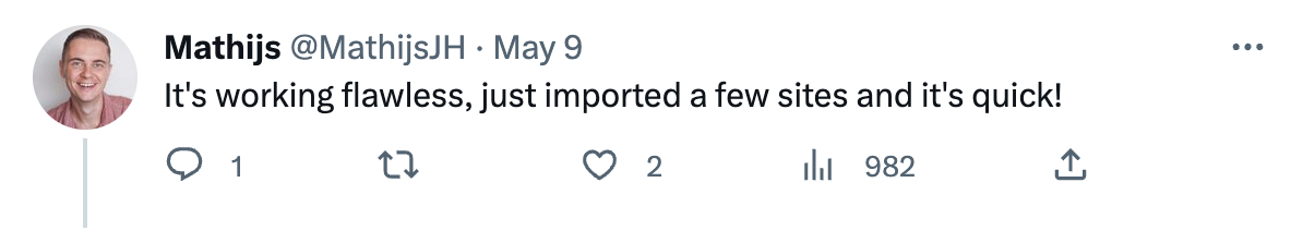 A happy customer